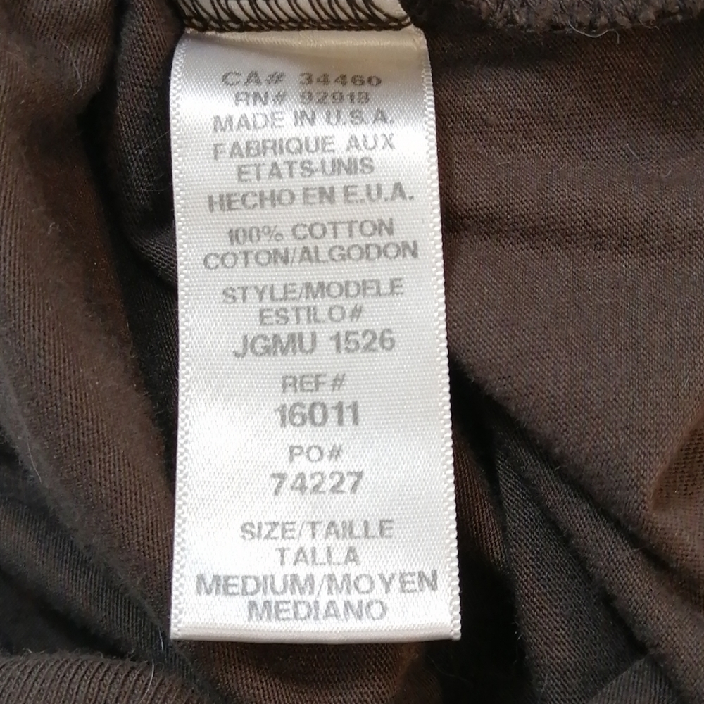 Juicy Couture Brown Long Sleeve Cotton Hoodie With Logo Medium - Picture 8 of 13